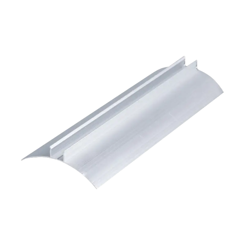 Profilé en aluminium avec arc intérieur