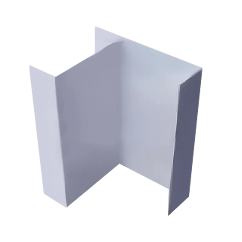 Matériau de porte à joint unique en profilé d'aluminium