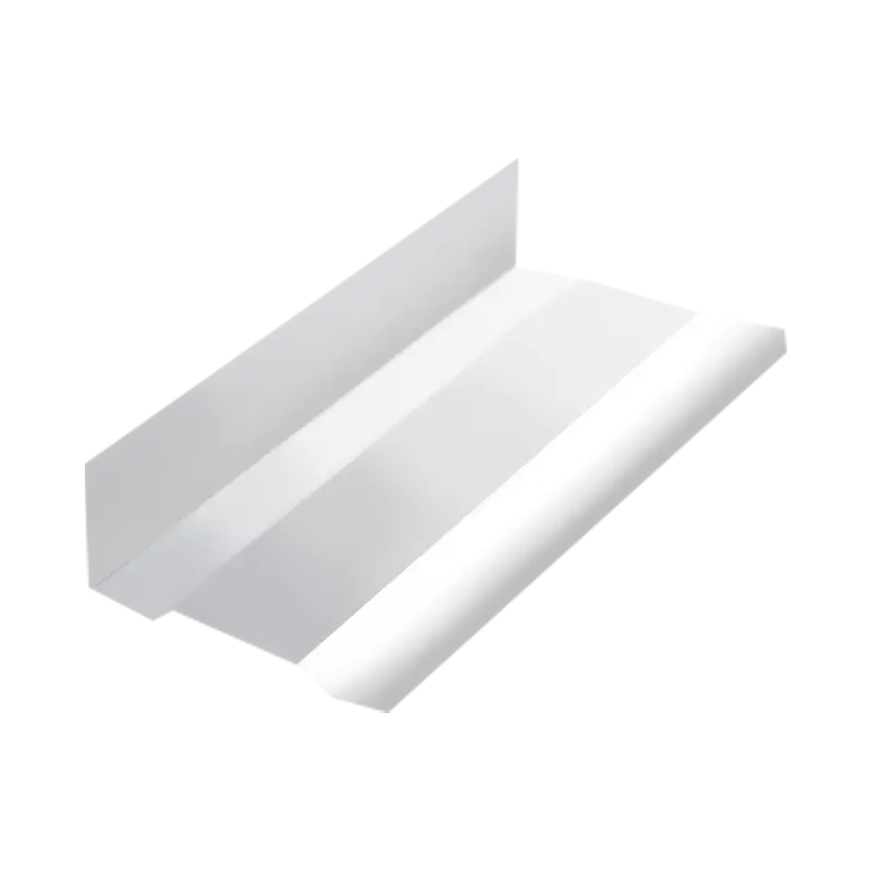 Grand couvercle d'angle en profilé d'aluminium