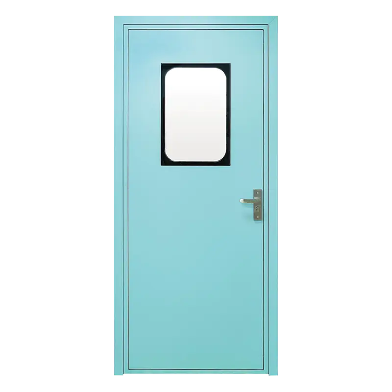 Porte de salle blanche en alliage d'aluminium